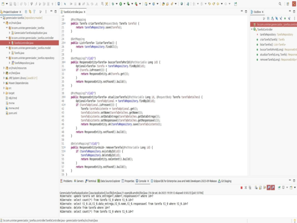 API de Gerenciamento de Tarefas